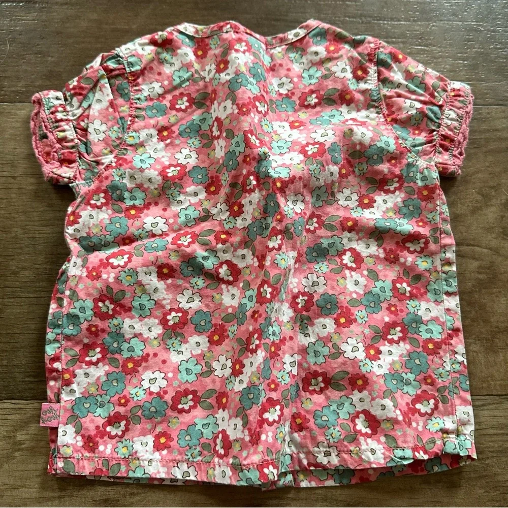 Vintage Oshkosh button front floral top